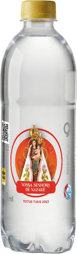 Garrafa Goyá 500ml, rótulo Nossa Senhora de Nazaré